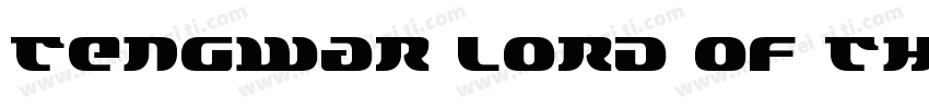 Tengwar lord of the字体转换